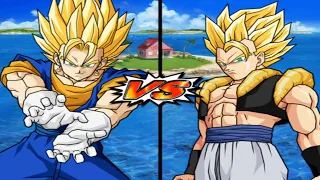 Super Vegito VS SSJ Gogeta || DBZ Budokai Tenkaichi 3 [HD] Gameplay