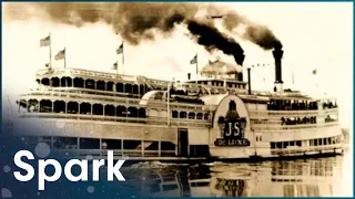 Deconstructing The 1920's SS President: America's Largest Steamboat| Huge Moves | Spark