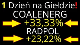 Giełdy w delikatnych korektach Gwiazdy GPW COALENERG RADPOL Mocne Wzrosty! Jutro decyzję RPP stopy p