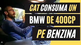 cat consuma un BMW de 400 CP, benzina, in BUCURESTI