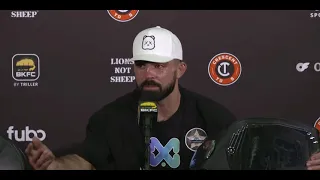 Mike Perry says he is a free agent.