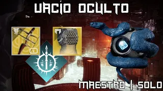 Destiny 2: VACÍO OCULTO | Maestro | Solo | Cazador de arco ⚡