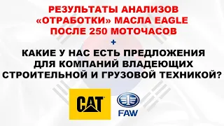 РЕЗУЛЬТАТЫ АНАЛИЗОВ «ОТРАБОТКИ» МАСЛА EAGLE ПОСЛЕ 250 МОТОЧАСОВ. Ссылки на все файлы в описании!