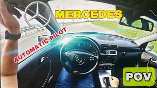 Mercedes Benz C220 2.1 CDI W203 150 Hp ( 2005 ) Auto Pilot - POV DRIVE