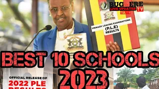 Top 10 schools in Uganda as per 2023 PLE results release.#PLE results #Janet museveni #subscribe