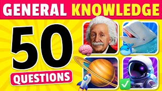 How Good is Your General Knowledge? 🧠✅ Take This 50 Questions Challenge