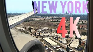 X Plane 11 New York Approach (4K) INSANE GRAPHICS