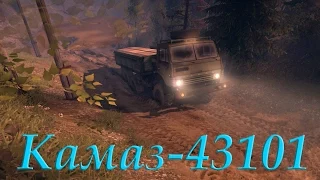 SpinTires обзор мода ( Камаз - 43101 ) Надоело терпеть!!!