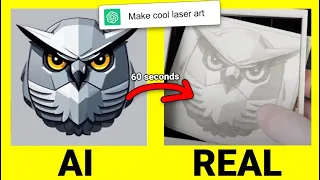 How To Laser Cut AI-Generated Art Within xTool Creative Space (xArt Feature) - on xTool P2