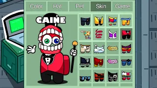 Caine (digital circus) in Among Us ◉ funny animation - 1000 iQ impostor