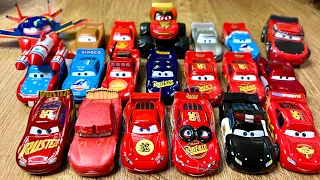 Looking for Lightning McQueen Cars: Lightning McQueen, Tow Mater, Cruz Ramirez, Doc Hudson, Sally