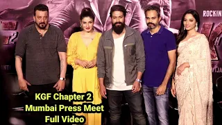 Part 2 Loading | KGF Chapter 2 Mumbai Press Meet | Yash | Sanjay Dutt | Raveena Tandon | Srinidhi