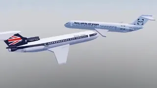 1976 Zagreb mid-air collision (Roblox Crash Animation)