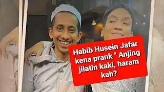 Kocak parah Habib Jafar kena prank perkara anjing jilatin kaki haram kah? #artis #kocak #habibjafar