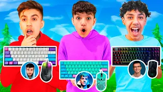 Brothers Use Famous Youtubers Keyboard & Mouse Combos To Play Fortnite! (Ninja, SypherPK, NickEh30)