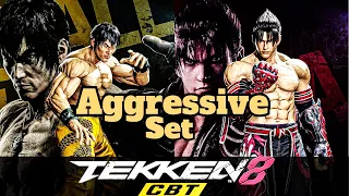 Tekken 8 | CBT | Law VS Jin Super Aggressive Set Gameplay