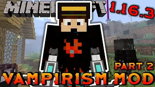 BECOMING A VAMPIRE HUNTER !!! | Minecraft Vampirism Mod Review 1.16.3 Part 2