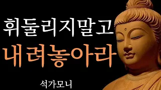 휘둘리지말고 모두 놓아버려라 | 마음을 다스려라 | 석가모니 명언 , 평온한 인생을 사는 비결 #명언 #오디오북 #석가모니말씀 #편안한삶 #불교말씀 #명언 #하루명언 #삶의철학