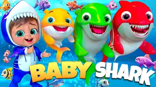 Super Baby Shark Dance  🦈, Wheels on The Bus Song , ABC song ,Bath Song,  #babyshark #cocomelon