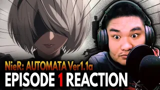 NieR:Automata Ver1.1a Episode 1 Reaction || I GUESS AUTOMATA ARE STILL HUMAN