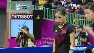 2014 Asian Games WD-SF1: LIU Shiwen/WU Yang - KIM Jong/KIM Hyesong [HD] [Full Match/Chinese]