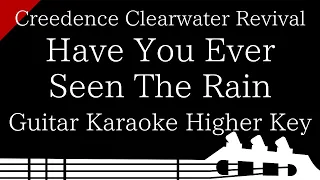 【Guitar Karaoke】Have You Ever Seen The Rain / Creedence Clearwater Revival【Higher Key】