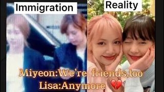 Lisa and Miyeon don’t have friends anymore 💔