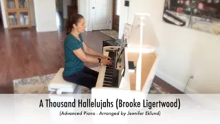 A Thousand Hallelujahs (Brooke Ligertwood) - Advanced Piano Sheet Music