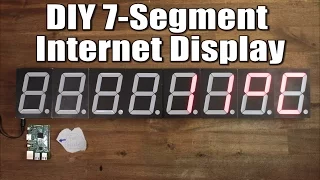 DIY 7-Segment Internet Display (Part 2)