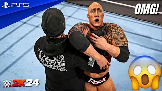 WWE 2K24 - The Final Boss "The Rock" vs. The Undertaker - Full Match at WrestleMania | PS5™ [4K60]