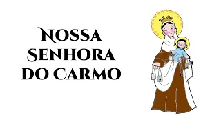 NOSSA SENHORA DO CARMO | DESENHOS BÍBLICOS | CATEQUESE