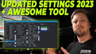 You should check this tool AND Updated 2023 iRacing Simracing Settings