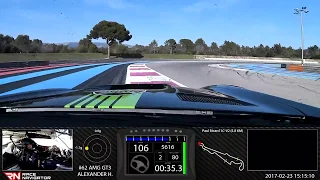 GT3 Paul Ricard Onboard Mercedes AMG GT3 2:06:10 Driver Martin Konrad