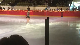 A terrible filmed video of Kaetlyn Osmond at The Greatest Showman On Ice in *******