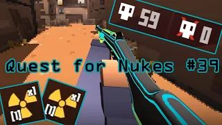 Krunker.io - Quest for Nukes #39! MY FIRST EVER DOUBLE NUKE FOR 400 SUBSCRIBERS! (Shotgun Gameplay)