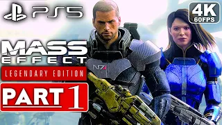 MASS EFFECT LEGENDARY EDITION PS5 Gameplay Walkthrough Part 1 [4K 60FPS] - No Commentary (FULL GAME)