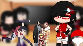 React Uchiha clan to Sarada | Naruto