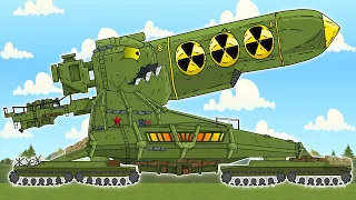 Nuclear Super Dorian - Cartoons about tanks