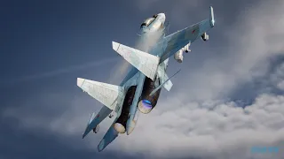 DCS World Su-30SM aerobatic flight, Пилотажный полет Су-30СМ,Su-30SM特技飞行,