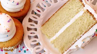 BEST Classic Vanilla Cake Recipe | Perfectly Moist & Soft!