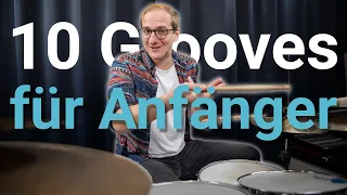 Schlagzeug lernen - 10 Grooves für Anfänger