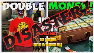 GTA Online 10 Year Anniversary Double Money Weekly Update Disaster!