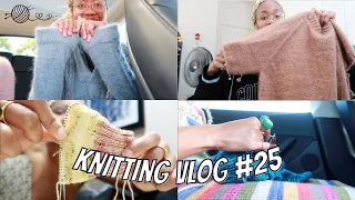 Knitting and finishing two sweaters and two test knits in August | Knitting Vlog #25
