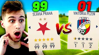 99 RATING vs 1 RATING TÝM ve FIFA 23 😱😱