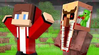 Mikey Pranked JJ as SCARY VILLAGER in Minecraft - Maizen