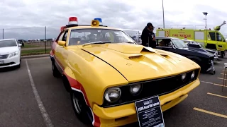 Mad Max Yellow Interceptor and Nightrider car replica MFP main force patrol road warrior