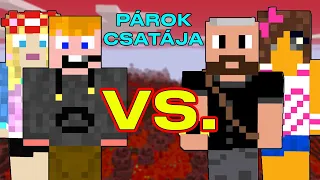 MEGSZÍVATTUK ZSDAVOT és AIDÁT a MINECRAFTban ! 😈 | PÁROK CSATÁJA - DEATHRUN CSAJOKKAL