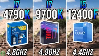 i7 4790k OC vs i7 9700k vs i5 12400F - Big Differences?