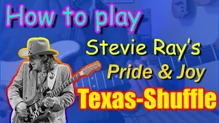 Pride & Joy - how to play the Stevie Ray Vaughan shuffle on guitar