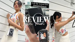 The Hybrid Camera yang lens & filmnya bisa di ubah”!? | Instax Mini Evo Review | Sheila Kusnadi